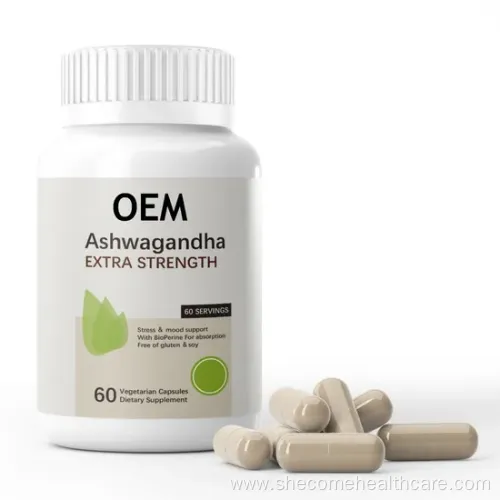 OEM Customized Private Label Ashwagandha Capsule for Stress & Mood Support
